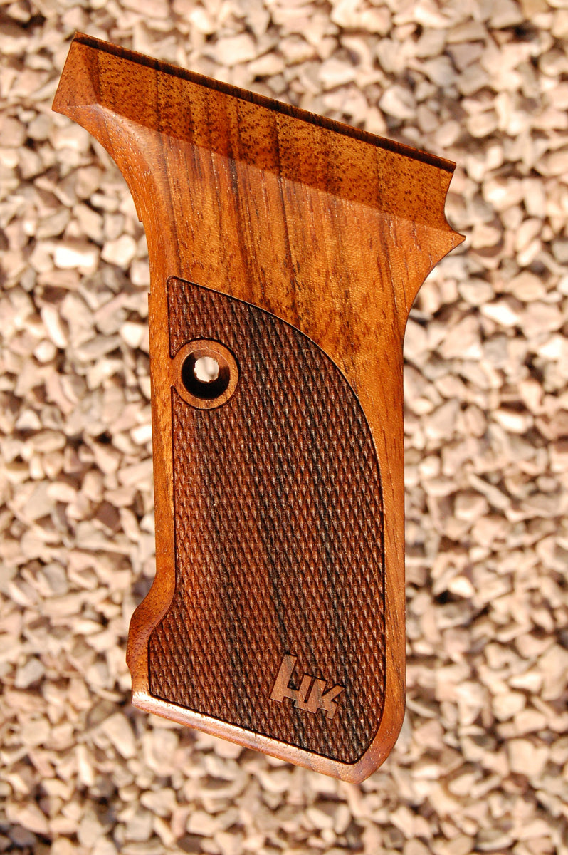 HK P7 M10/M13 grips (checkered+logo)