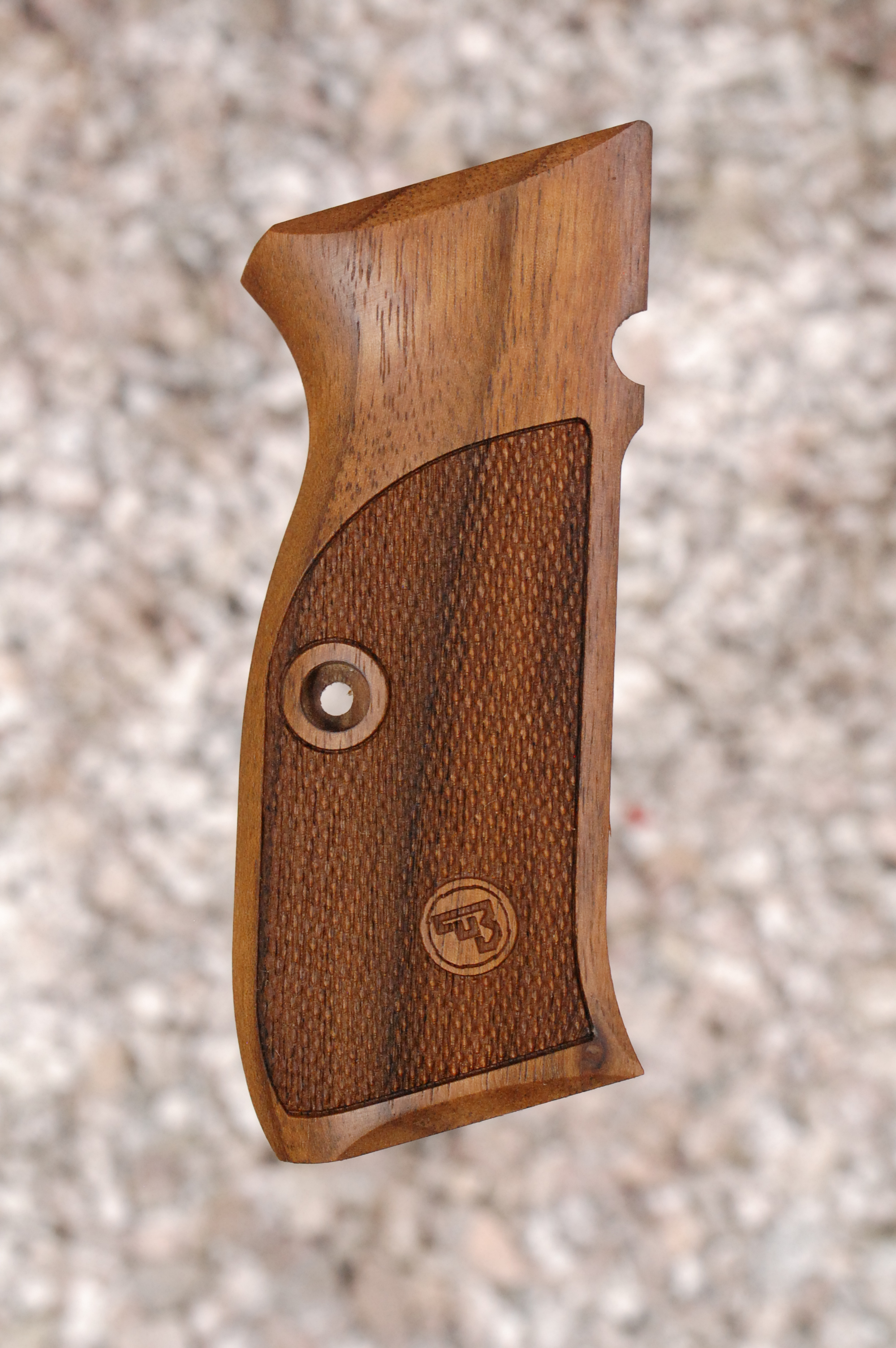 CZ-75 CZ-85  Grip set-Grips-grips set turkish walnut wood hand made Ful size 