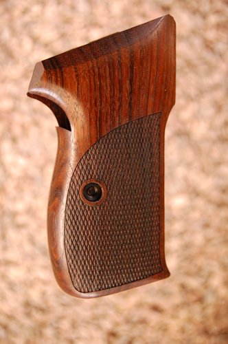 SIG P210A American grips (checkered)